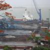 Lignite belt conveyor at the Goa Port
